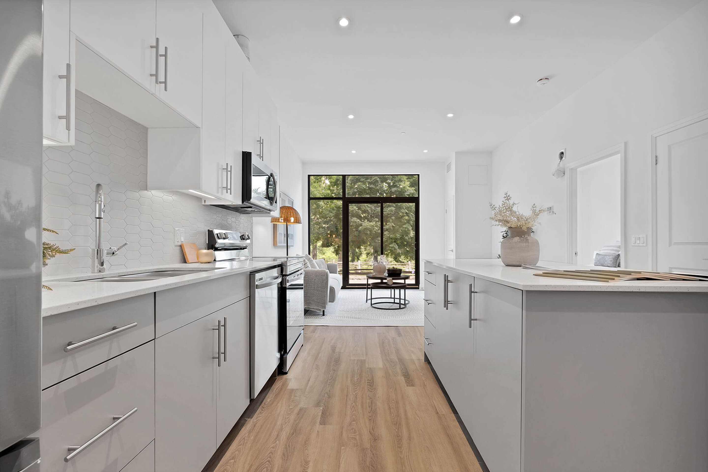 Photograph of kitchen area